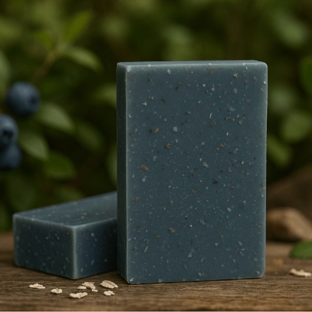 Blueberry Scrub Exfoliating Soap Bar